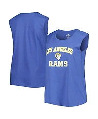 Women's Fanatics Royal Los Angeles Rams Plus Tank Top