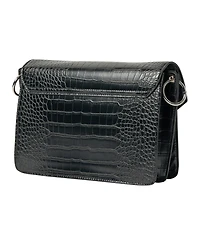 Urban Originals Au Revoir Croc-effect Faux Leather Crossbody Bag