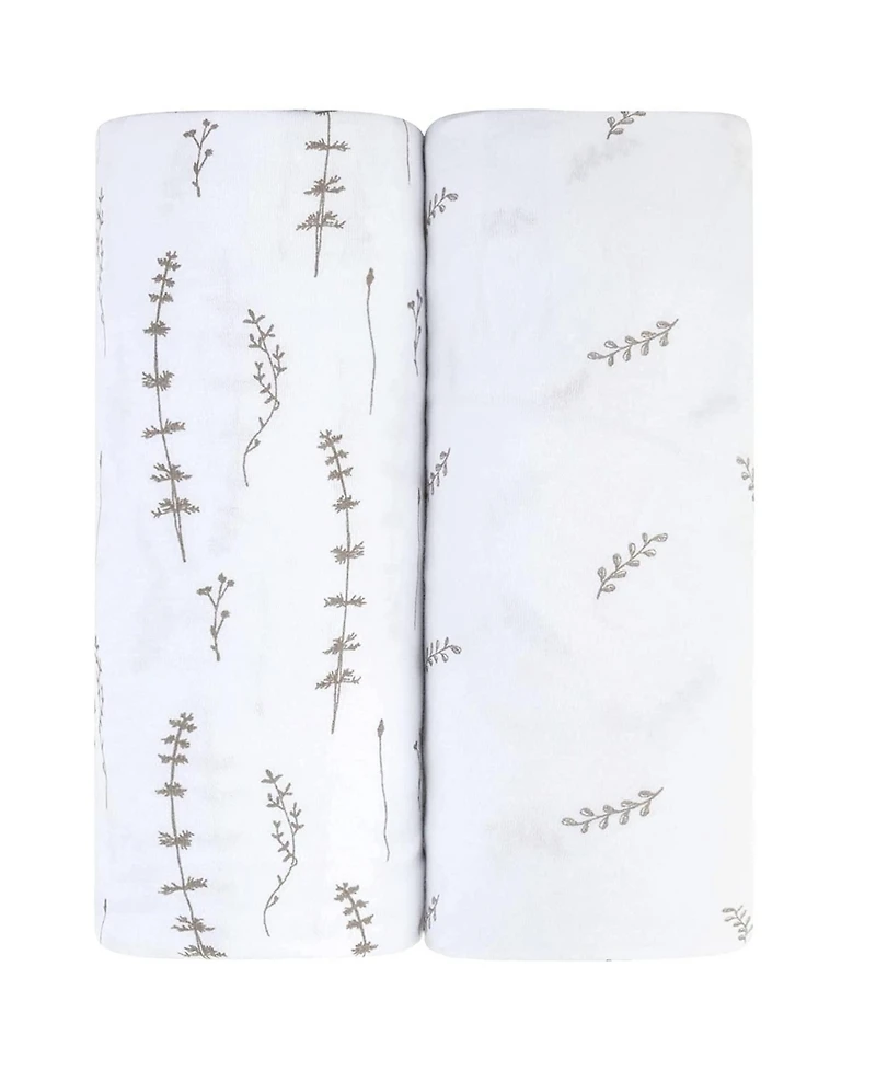 Ely's & Co. Baby Changing Pad Cover - Cradle Sheet 100% Combed Jersey Cotton