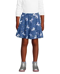 Lands' End Girls Tiered Skort