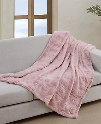Ugg Valor Textured Faux Fur Throw, 50" x 70"