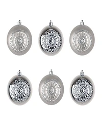 National Tree Company First Traditions 6-Piece Shatterproof Glittering Ornaments