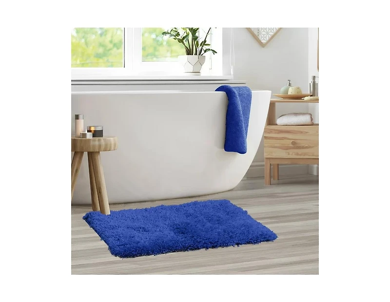 Ultra Soft Non Slip Shaggy Bath Rug - Small 17"x24"