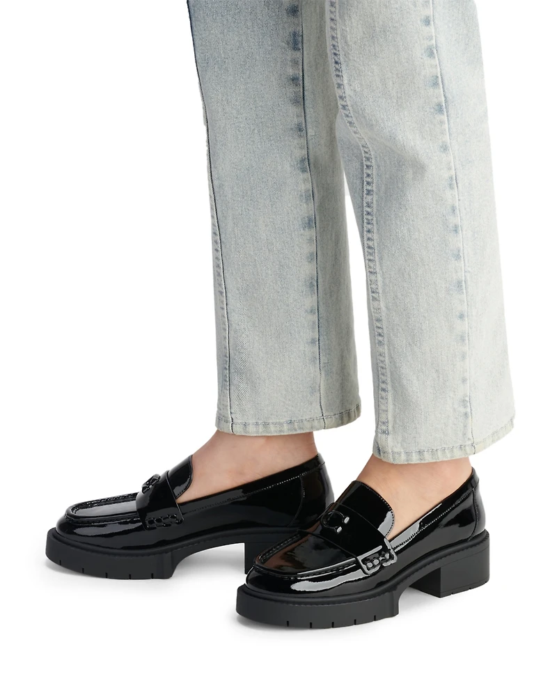 Coach Women's Leah Platform Lug Sole Loafers