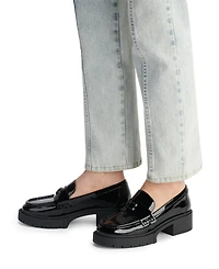 Coach Women's Leah Platform Lug Sole Loafers