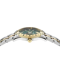 Versace Men's Swiss Greca Time Gmt Two-Tone Stainless Steel Bracelet Watch 41mm