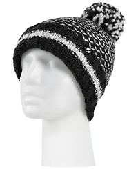 Heat Holders Women's Lyon Roll-Up Pom Pom Hat