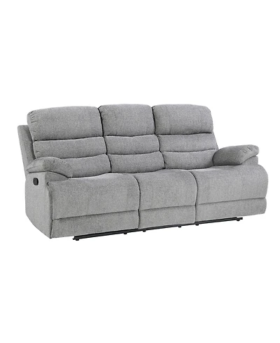 White Label Cruz 84" Double Reclining Sofa