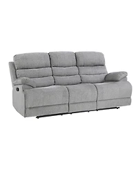 White Label Cruz 84" Double Reclining Sofa