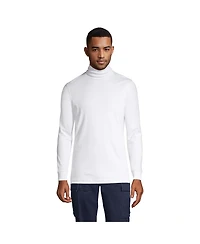 Lands' End Men's Super Soft Supima Turtleneck T-Shirt