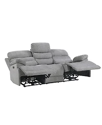White Label Cruz Power 84" Double Reclining Sofa with Power Headrests and Usb Port