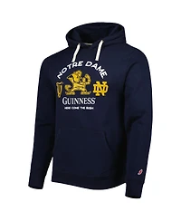 Men's League Collegiate Wear Navy Notre Dame Fighting Irish Guinness Stadium Pullover Hoodie