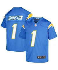 Big Boys Nike Quentin Johnston Powder Blue Los Angeles Chargers Game Jersey