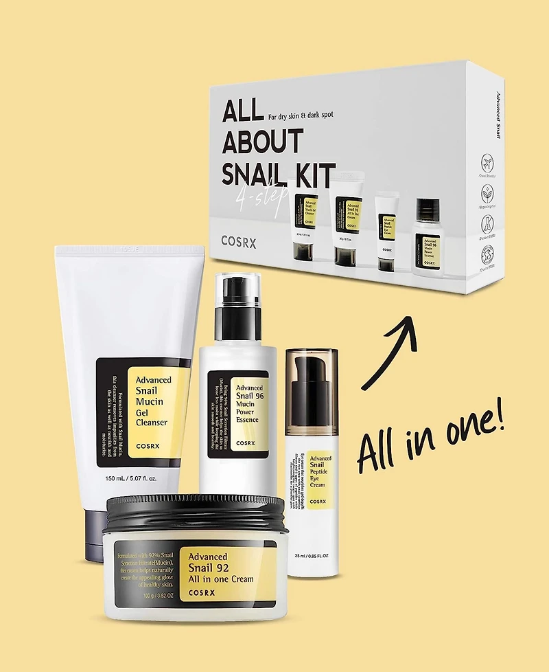 Cosrx 4-Pc. All About Snail Set