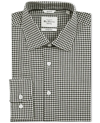 Ben Sherman Men's Slim-Fit Gingham Shirt