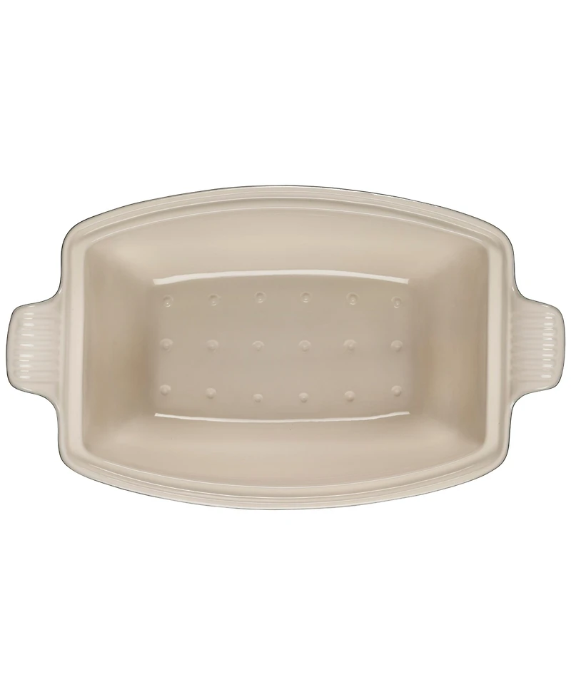 Le Creuset Heritage Stoneware 4.5 Quart Deep Baker with Lid