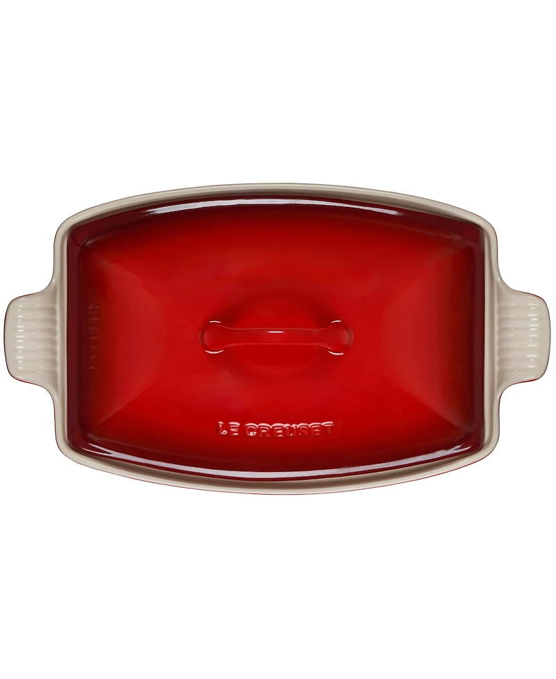 Le Creuset Heritage Stoneware 4.5 Quart Deep Baker with Lid