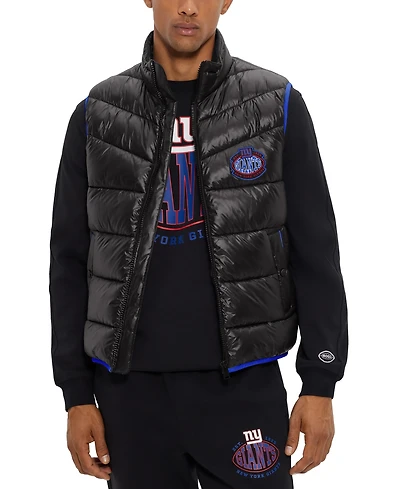 Boss by Hugo Men's x Nfl Ny Giants Water-Repellent Padded Gilet