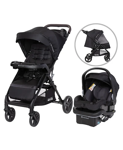 Baby Trend Passport Bassinet Stroller Travel System (Includes Passport Bassinet Stroller and Ez-Lift 35 Infant Car Seat)