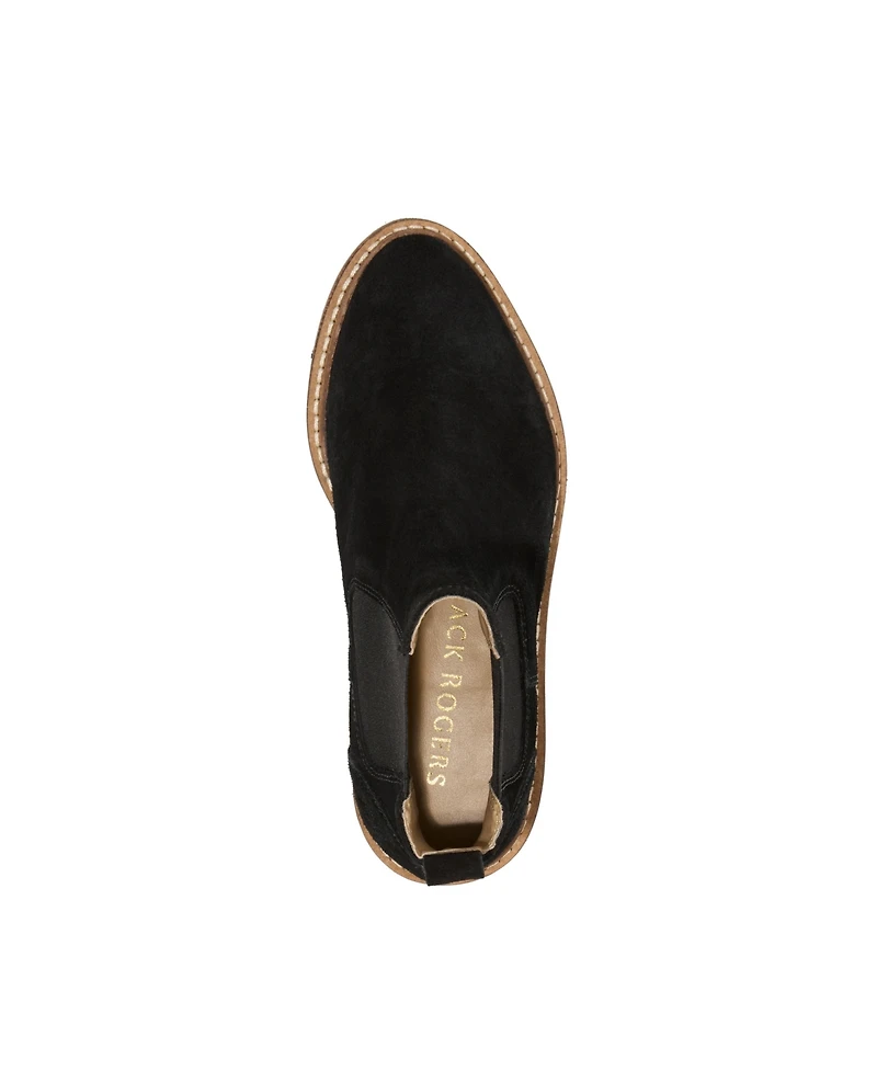 Jack Rogers Big Girls Coco Chelsea Suede Pull-On Boots