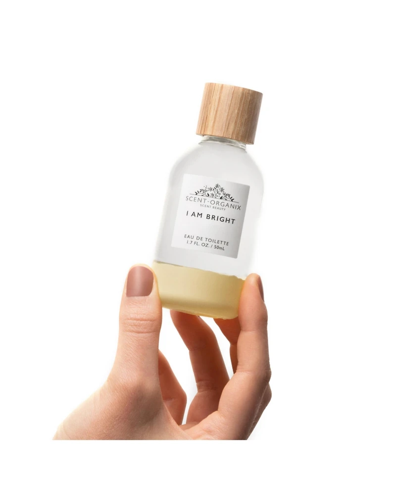 Scent Beauty Scent-Organix I Am Bright Perfume for Men & Women Fruity and Citrusy Scent with Notes of Pineapple, Tiare Flower & Orange Flower