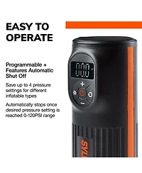 Sylvania Handheld Rechargeable Tire Inflator