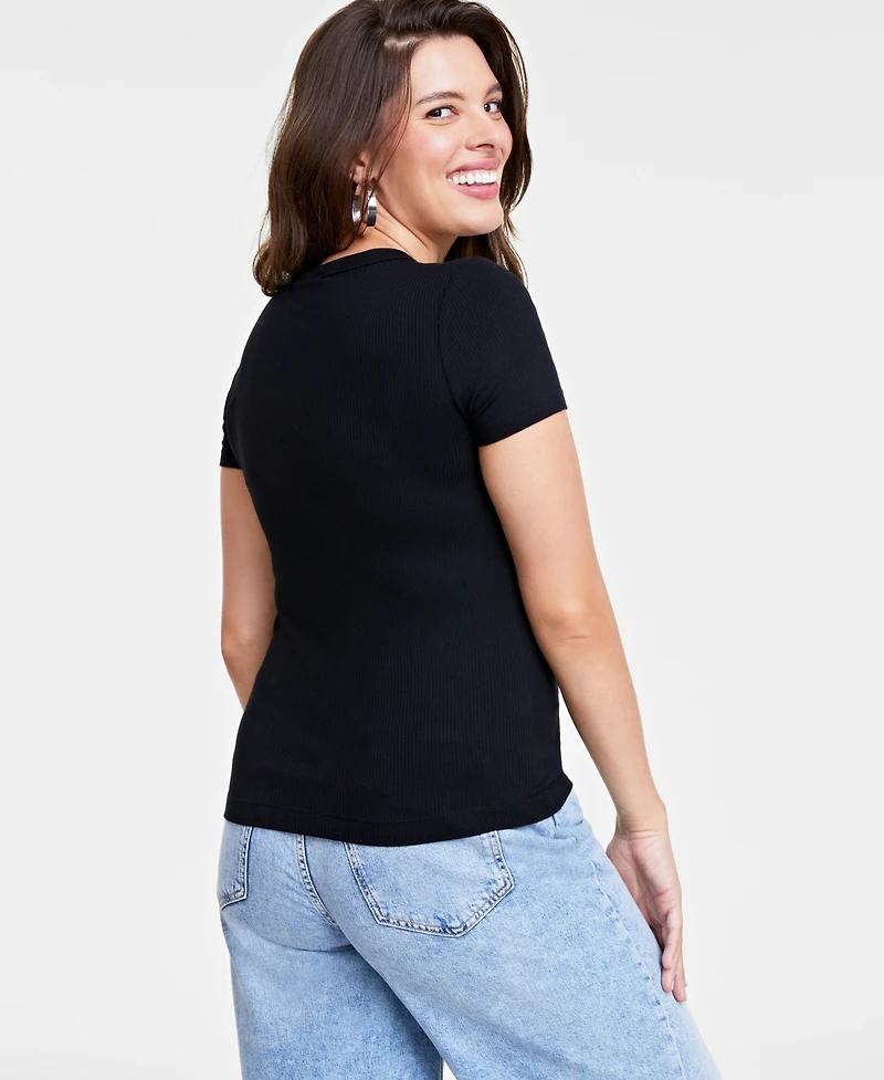 On 34th Women's Ribbed T-Shirt