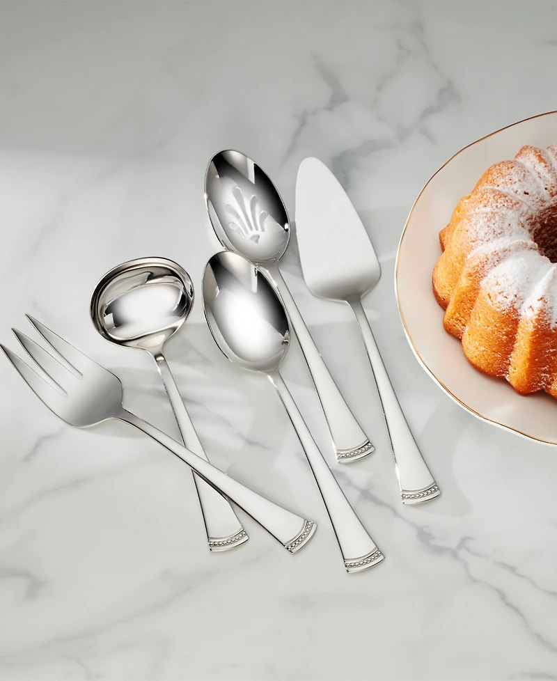 Lenox Portola 18/10 Stainless Steel 5-Piece Hostess Set