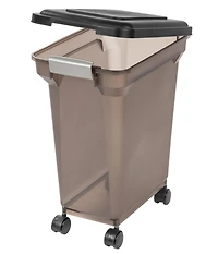 Iris Usa Iris Premium Airtight Pet Food Storage Container, 22-Pounds, Smoke