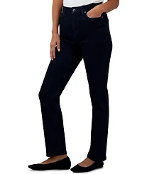 Style & Co Petite High-Rise Straight-Leg Jeans, Created for Macy's