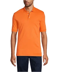 Lands' End Men's Short Sleeve Interlock Polo Shirt