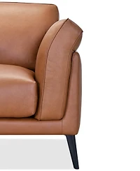 Keery 66.5" Leather Loveseat, Created for Macy's