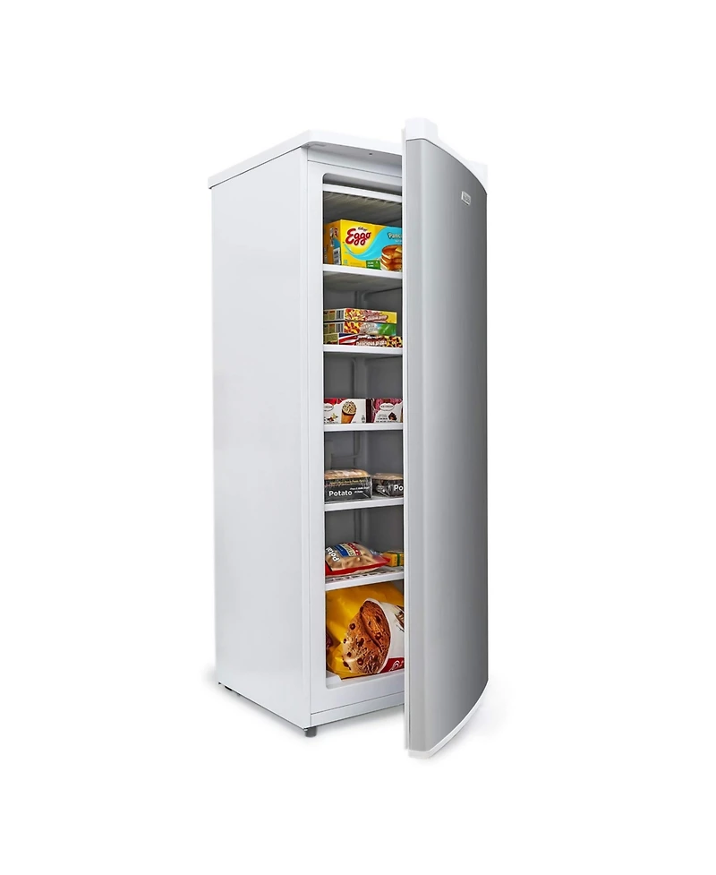 6.0 Cu.Ft. Upright Freezer - White Cabinet, Vcm Door