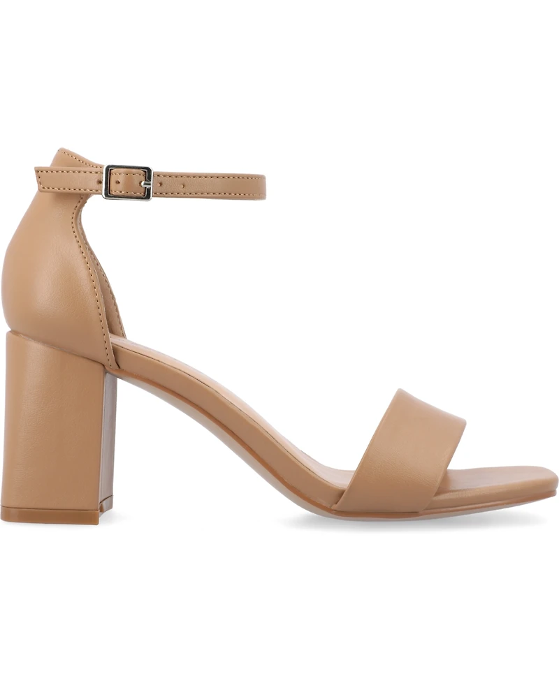 Journee Collection Women's Valenncia Ankle Strap Sandals