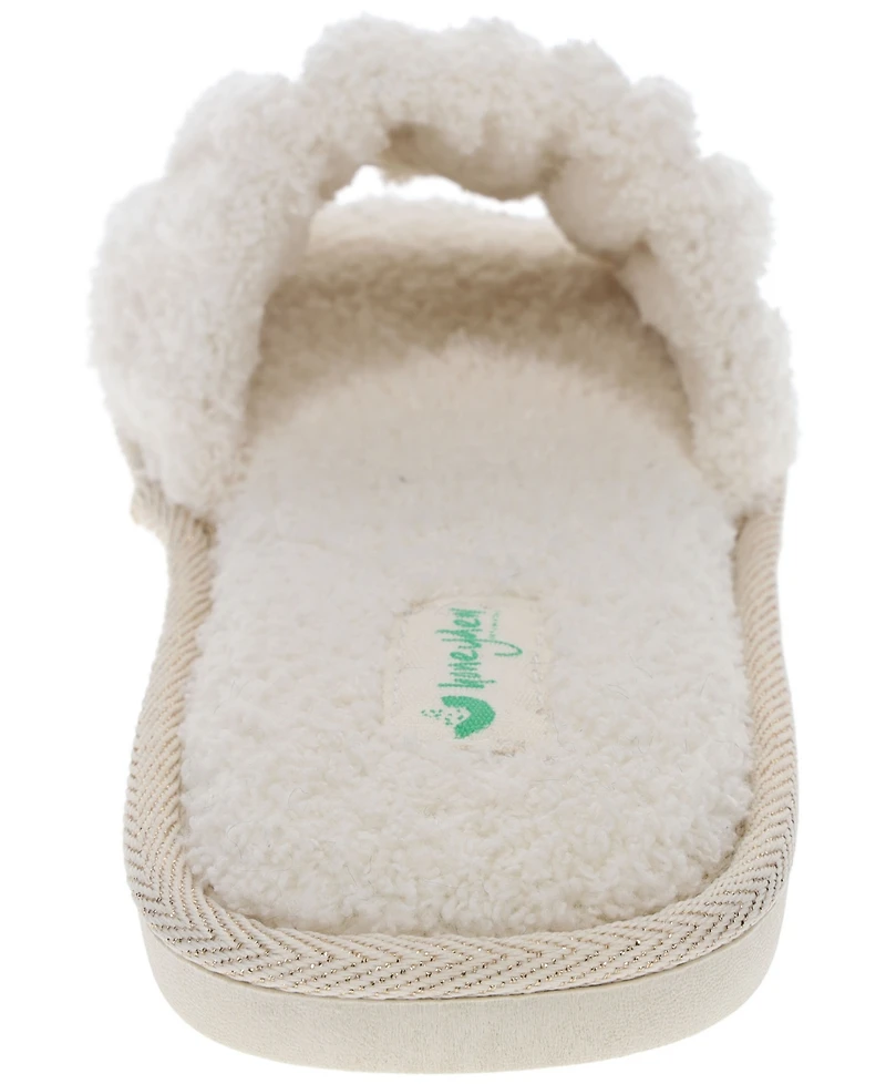 Honeydew Women's Chenille Ruche Slide Slippers