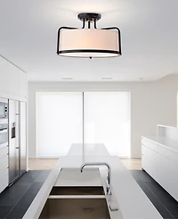 Jaci 18" 3-Light Indoor Flush Mount with Light Kit