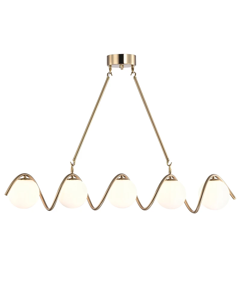 Dazzle 36" 5-Light Indoor Chandelier with Light Kit