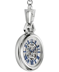 Bulova Men's Automatic Classic Sutton Stainless Steel Chain Pocket Watch 50mm