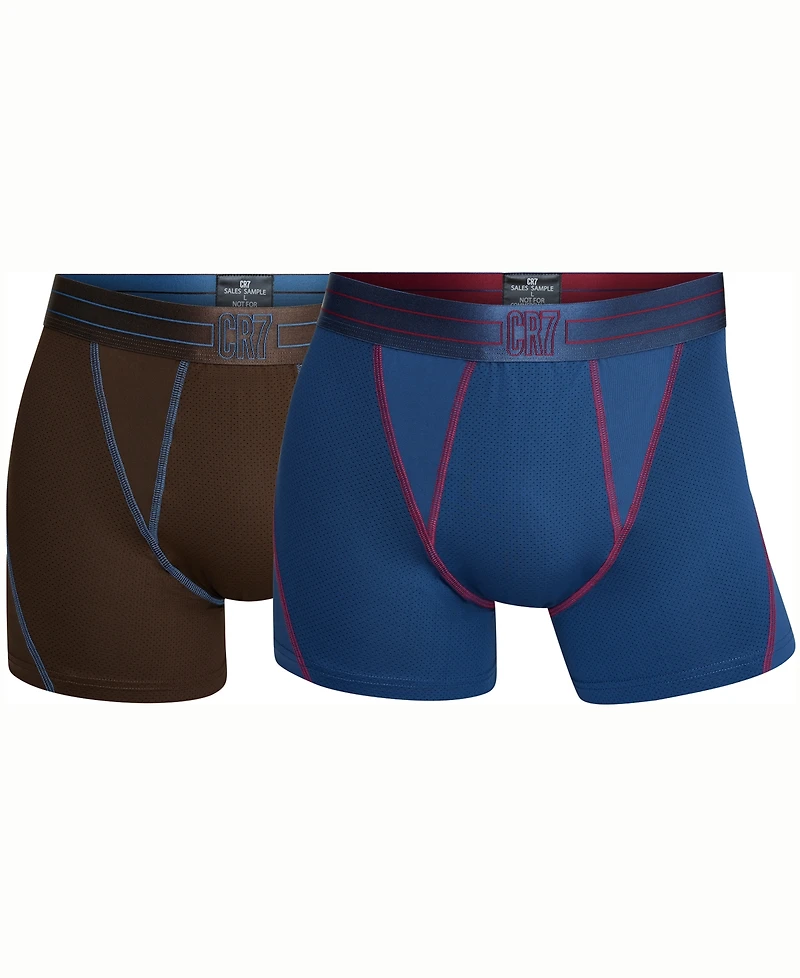 CR7 Men's Micro-Mesh Trunks, Pack of 2
