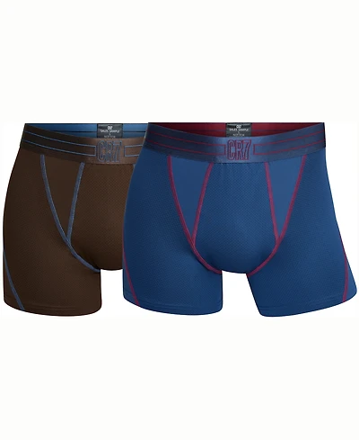 CR7 Men's Micro-Mesh Trunks, Pack of 2