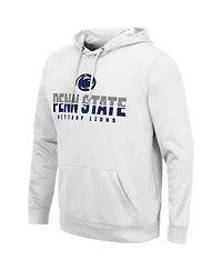 Men's Colosseum White Penn State Nittany Lions Lantern Pullover Hoodie