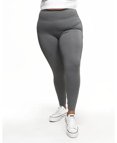 Adore Me Plus Haley Heathered Compression Activewear Legging