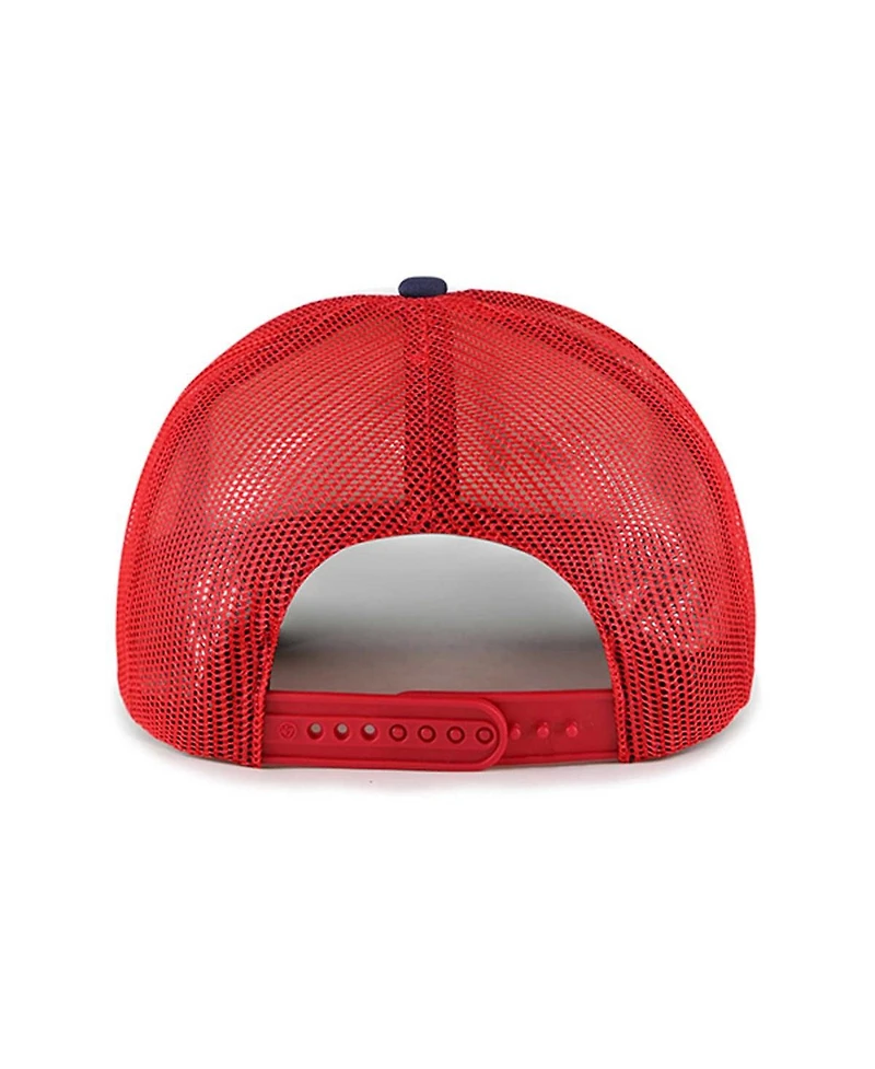 Men's '47 Brand White Washington Nationals Foam Front Script Trucker Snapback Hat