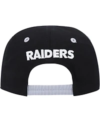 Boys and Girls Infant Black Las Vegas Raiders Team Slouch Flex Hat