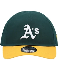 Infant Boys and Girls New Era Green Oakland Athletics Team Color My First 9TWENTY Flex Hat
