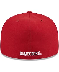 Men's New Era Garnet South Carolina Gamecocks Evergreen 59FIFTY Fitted Hat