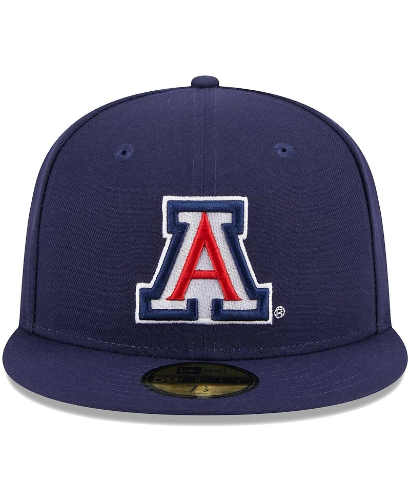 Men's New Era Navy Arizona Wildcats Evergreen 59FIFTY Fitted Hat