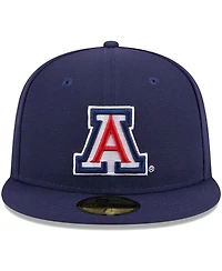 Men's New Era Navy Arizona Wildcats Evergreen 59FIFTY Fitted Hat