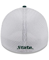 Men's New Era Green Michigan State Spartans Evergreen Neo 39THIRTY Flex Hat