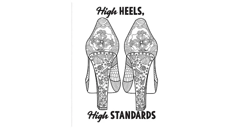 Too Glam To Give A Damn- A Sassy Coloring Book to Cheer You Up by Caitlin Peterson